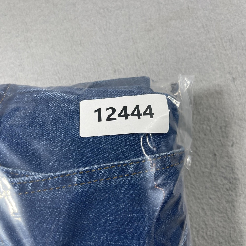 ASOS Denim Overalls Women UK8 US 4‎ Blue Adjustable Straps Full Length Pockets - Picture 9 of 9